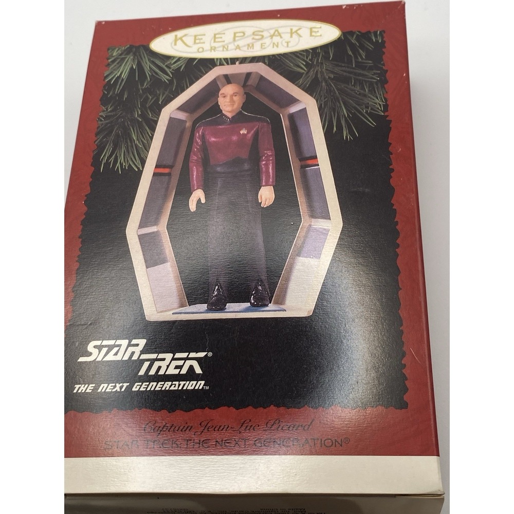 Star Trek The Next Generation  Dr. Pickard Christmas Ornament In The Box-Mint Co